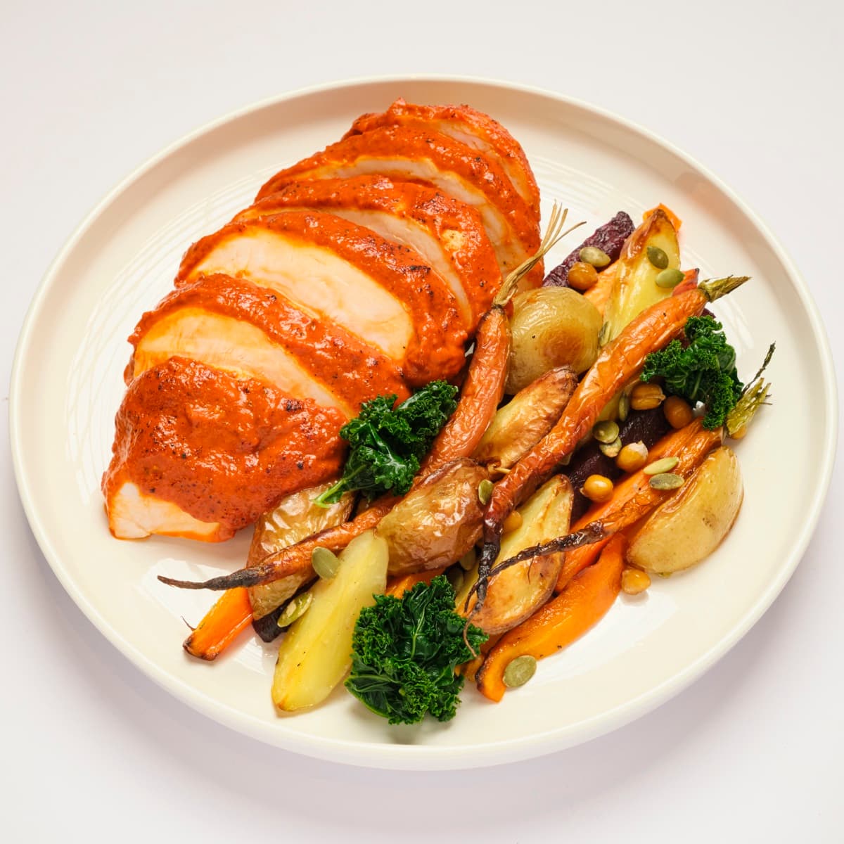 Roast chilli & roots