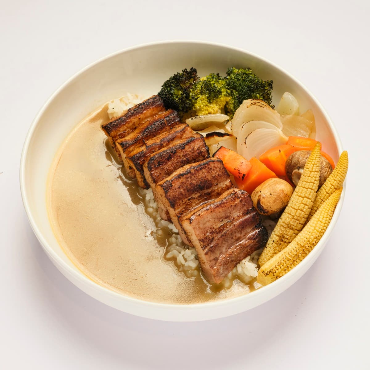 Pork belly & green curry